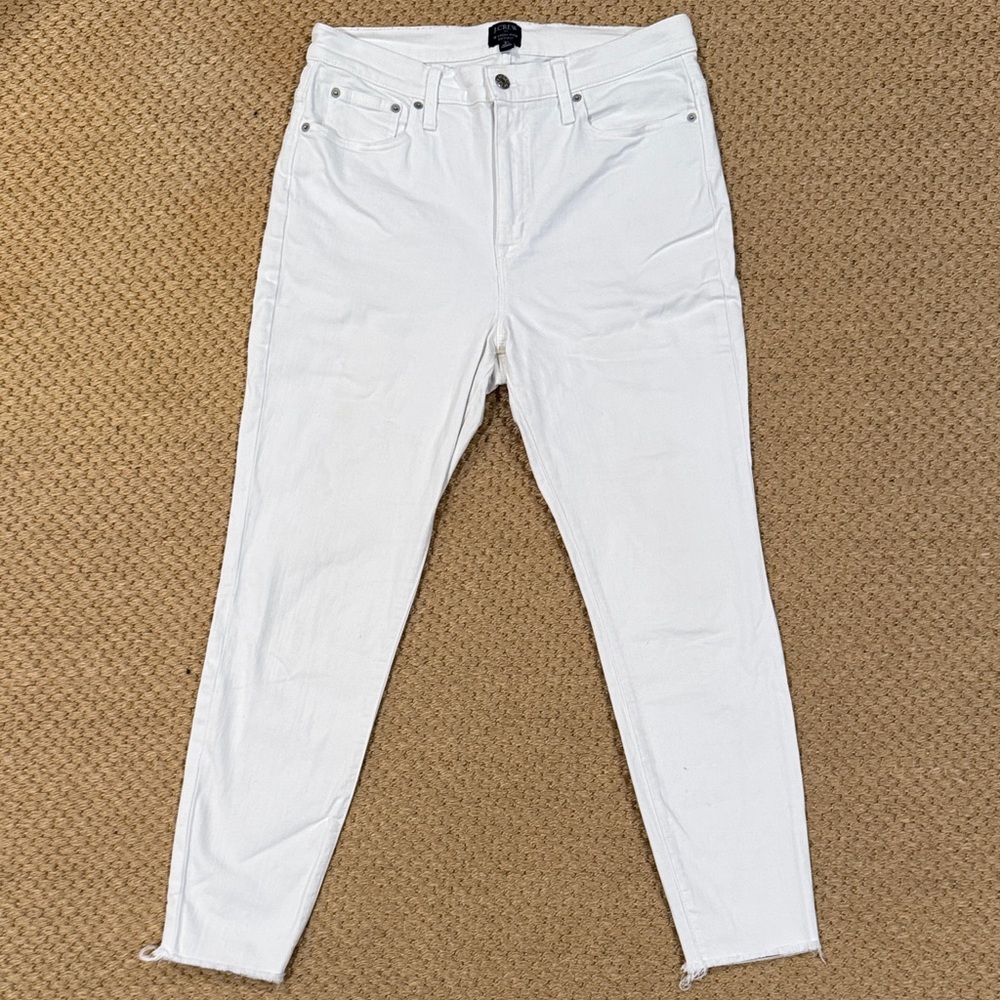 J. Crew Women's White Ankle & Cropped Jeans